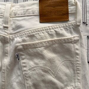 Levi's White Denim Jeans